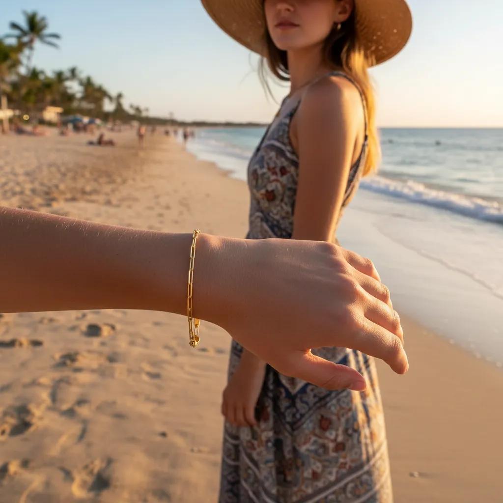 Paperclip Chain Bracelet Small
