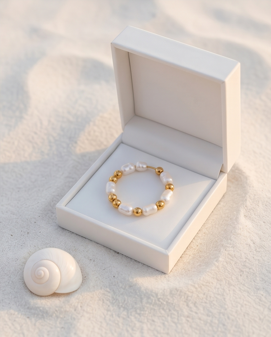 Pearl Cluster Ring
