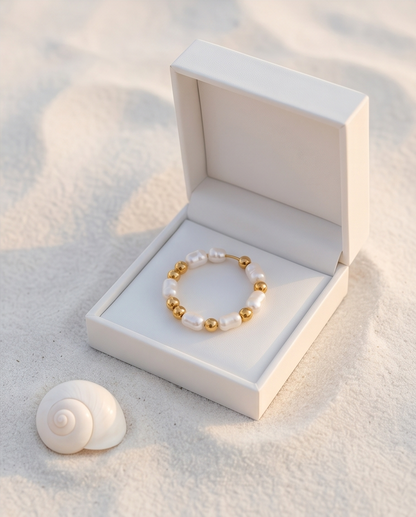 Pearl Cluster Ring