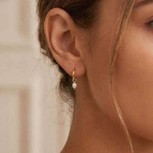 Pearla Hoop Earrings