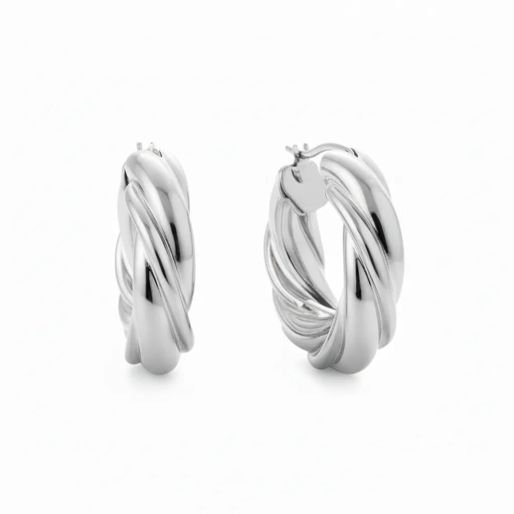 Round Twist Earrings