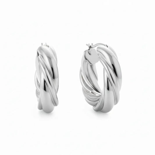 Round Twist Earrings