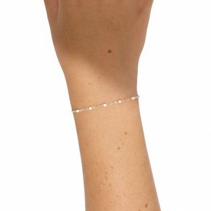 Silver & White Chain