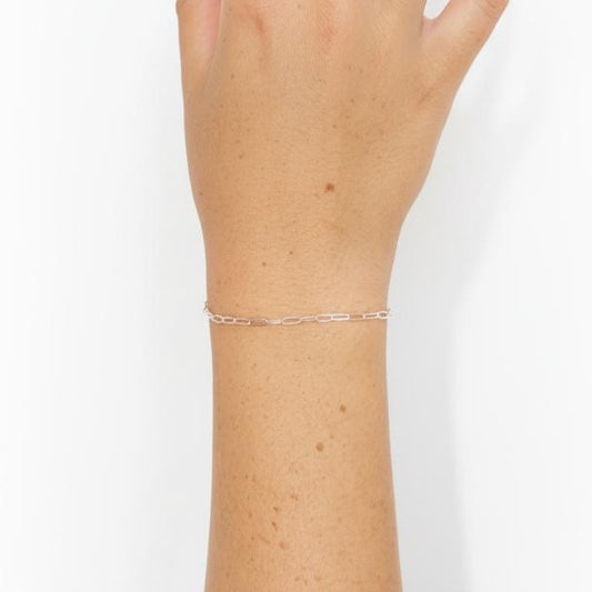 Silver Paperclip Chain