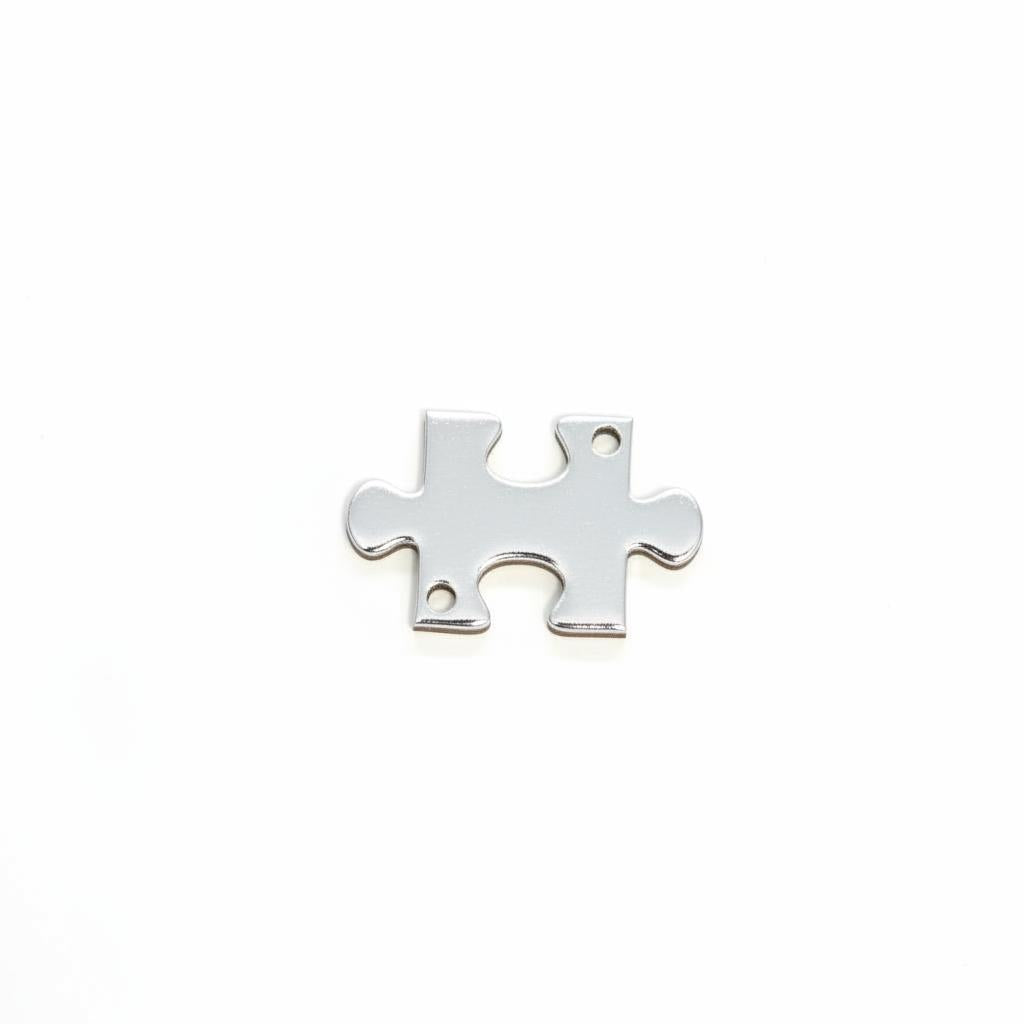 Silver Puzzle Piece Connector