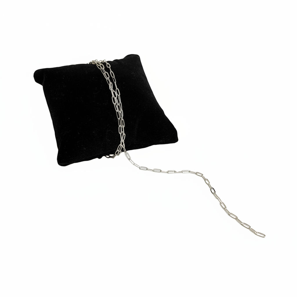 Silver Paperclip Chain