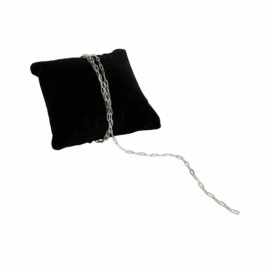 Silver Paperclip Chain