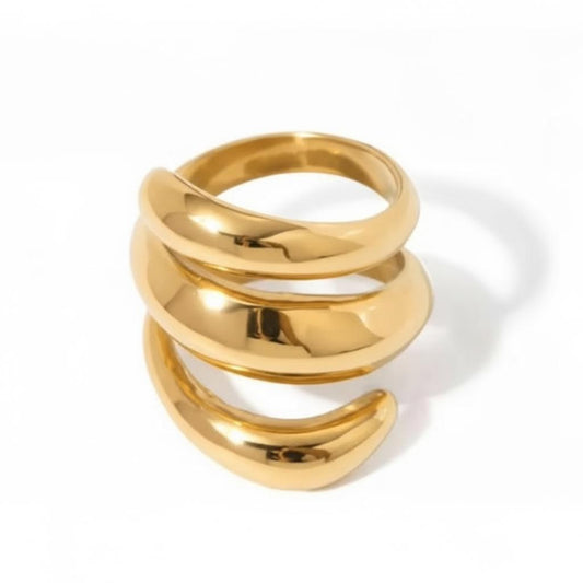 Twirl Gold Ring